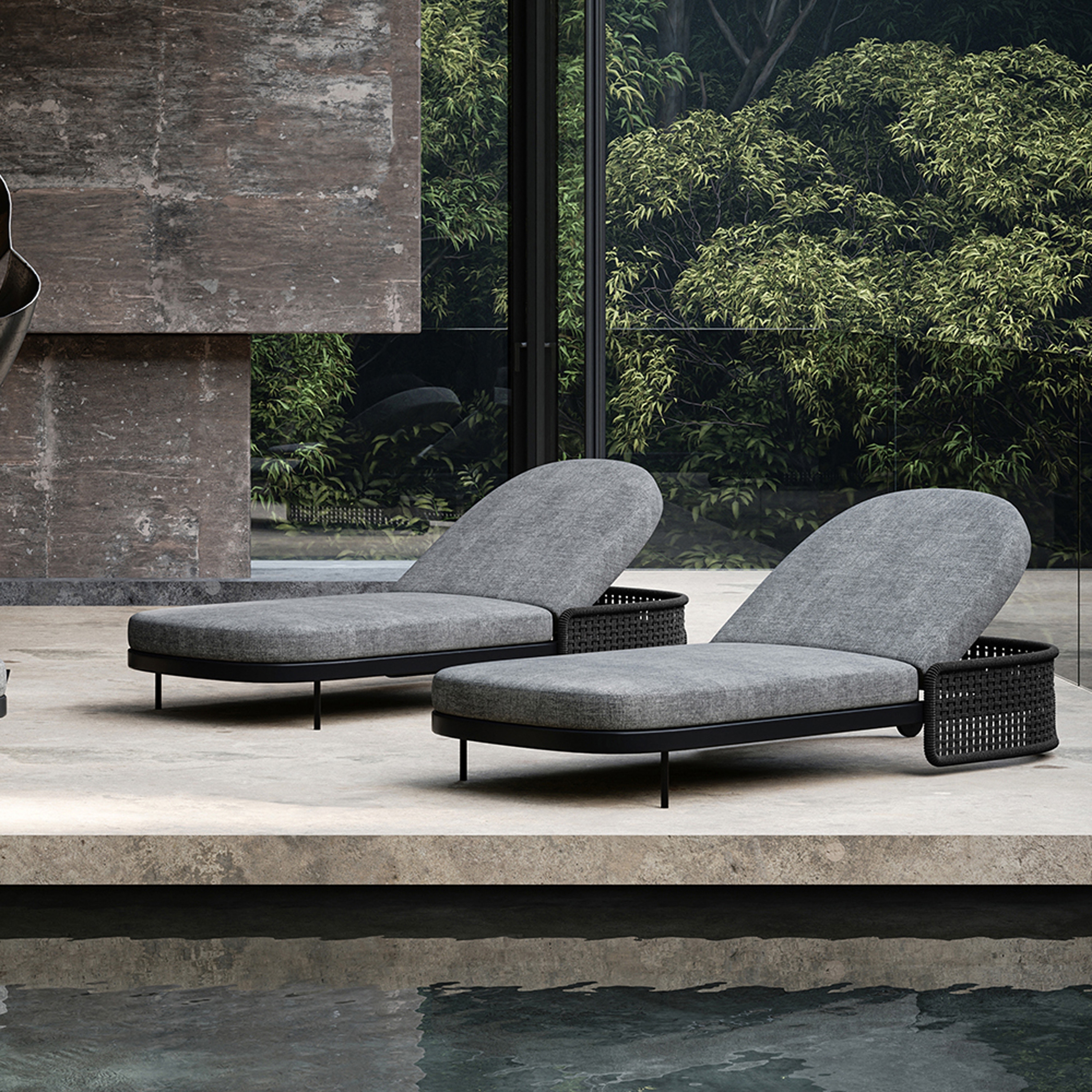 Display product Miura-nightfall Chaise Lounge from manufacturer SNOC