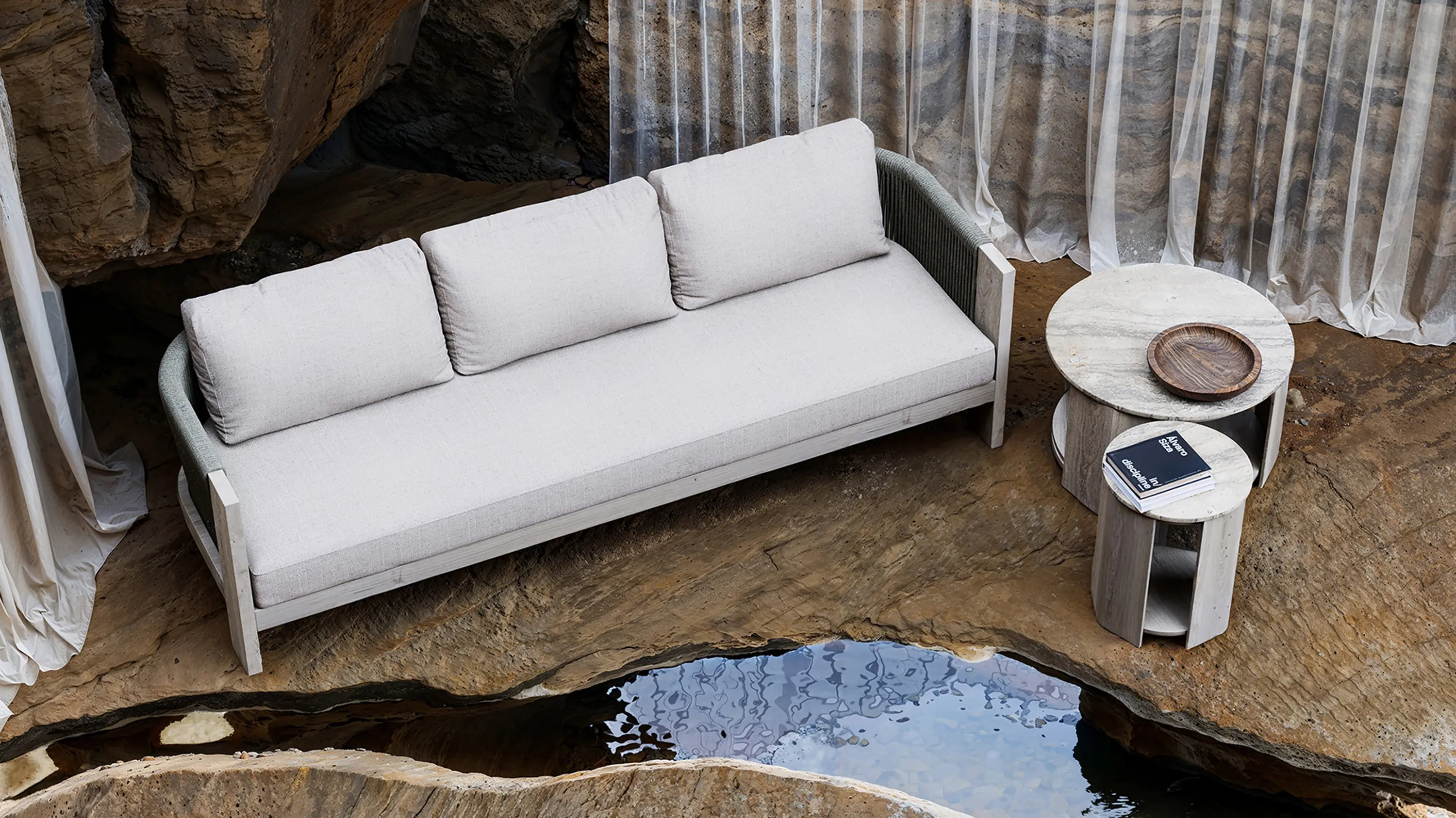 SNOC - Ralph-Ash 3 Seater Sofa