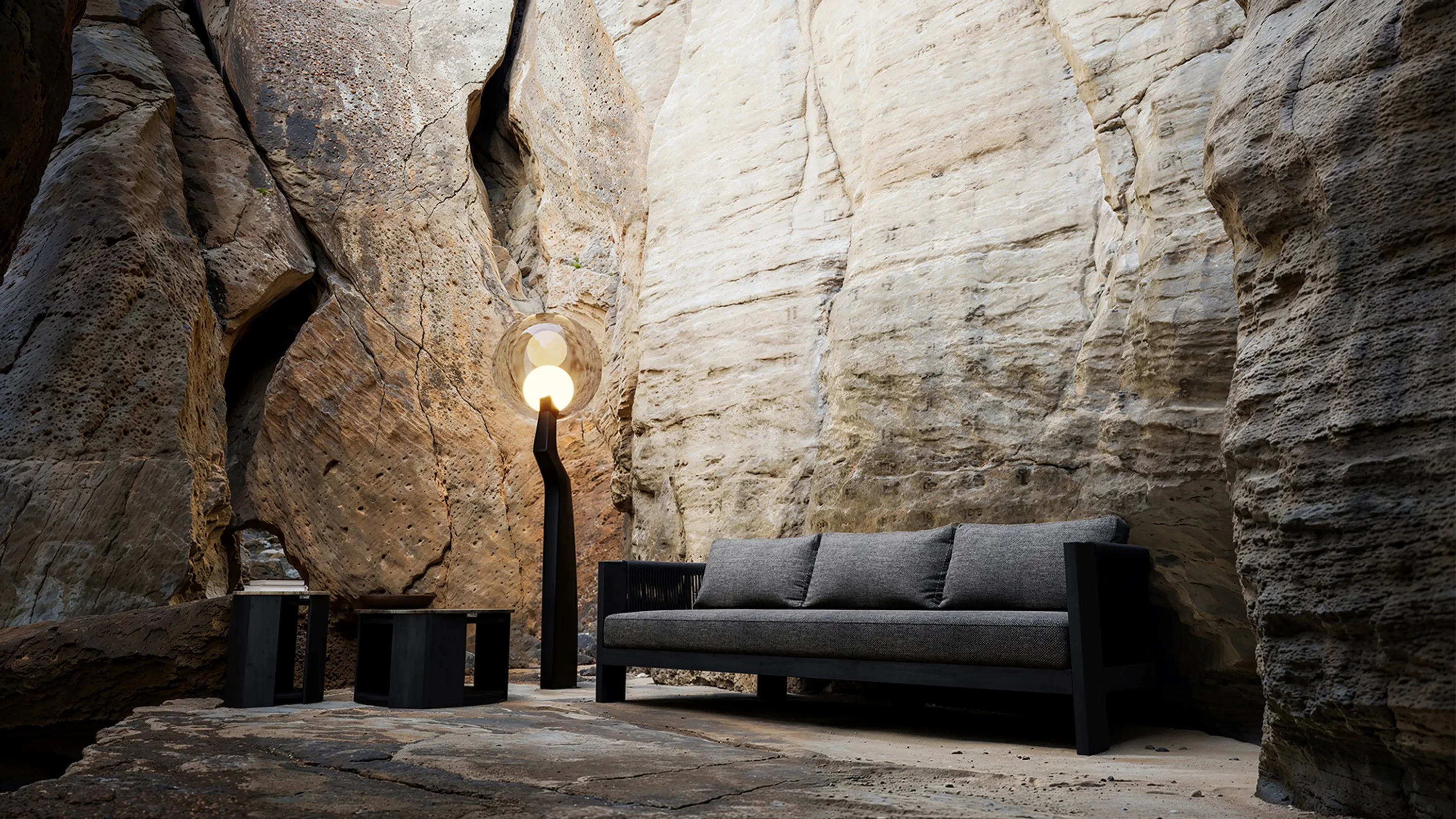 SNOC - Ralph-Noche 3 Seater Sofa