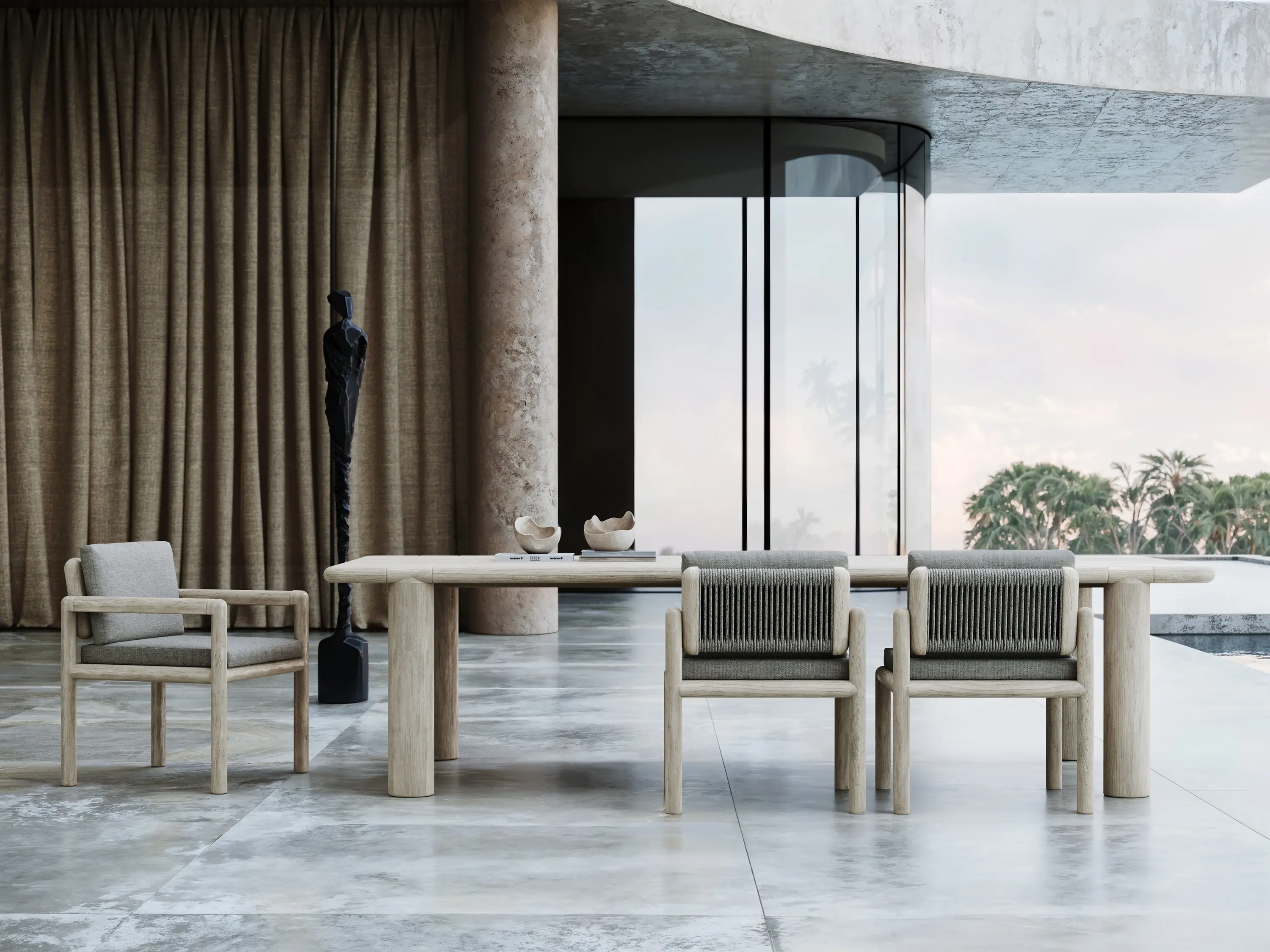 SNOC - Caleo - Ash Dining Chair with Armrest