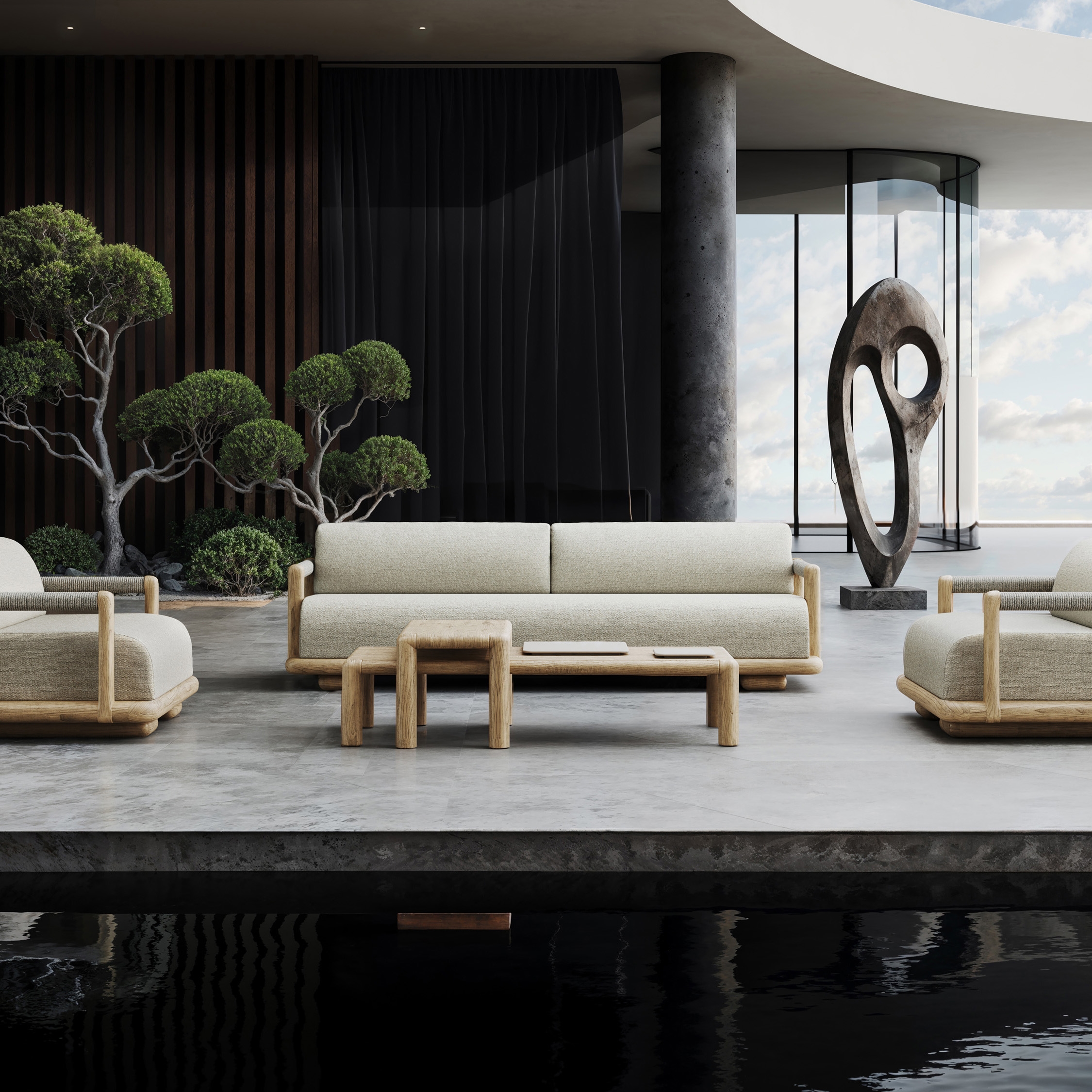 Mostra il prodotto Caleo - Natural Lounge Set del produttore SNOC