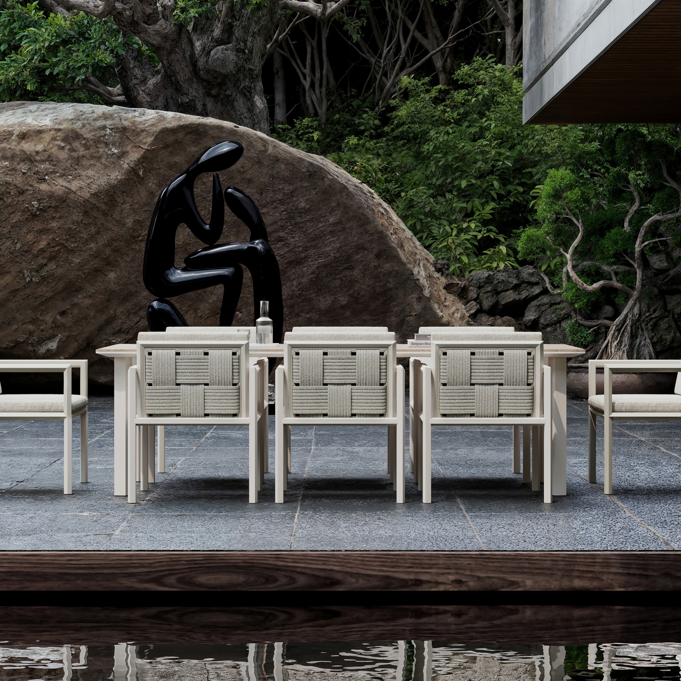 Mostra il prodotto Éclat - Bisque Dining Set del produttore SNOC