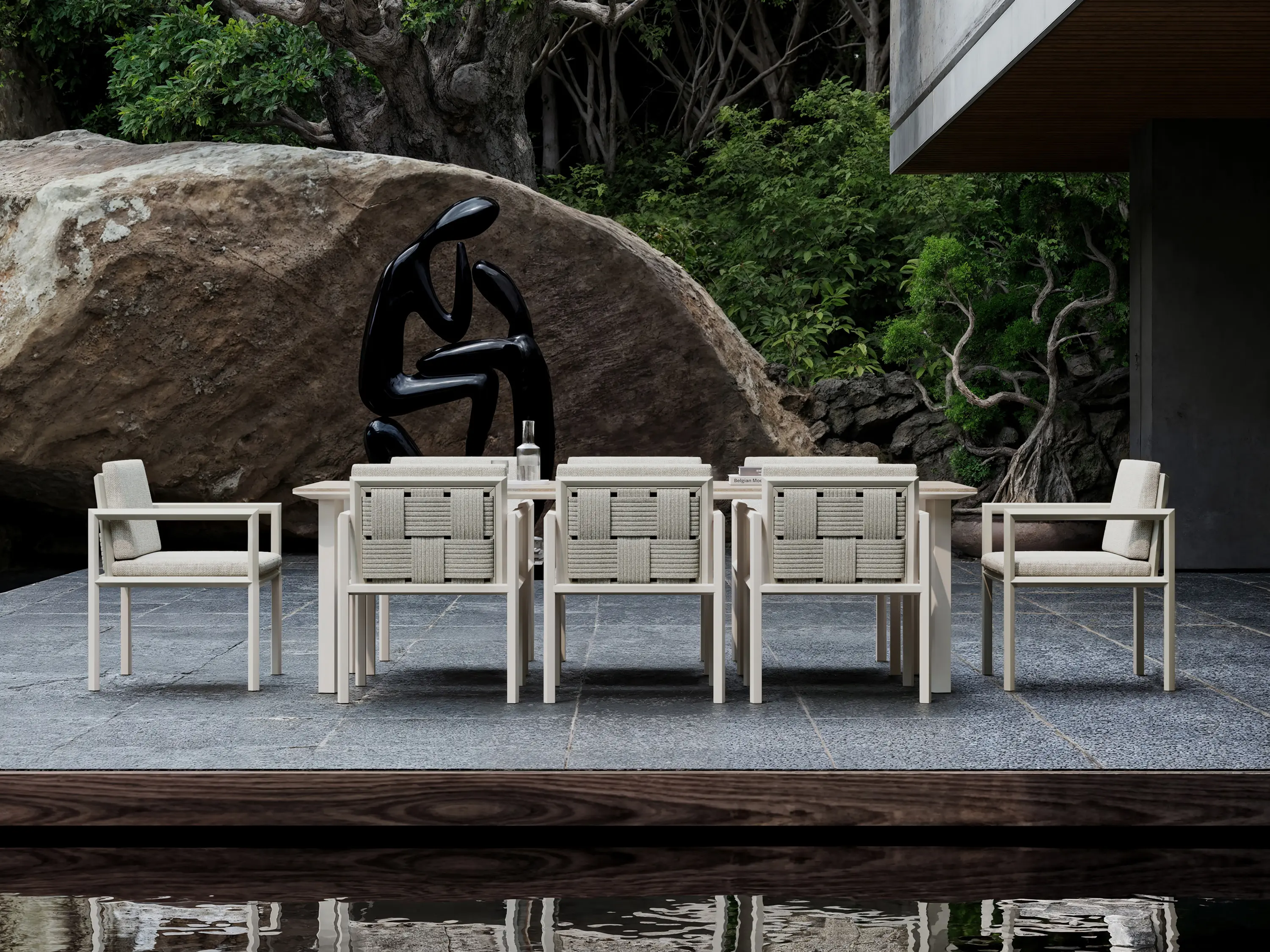 SNOC - Éclat - Bisque Dining Set