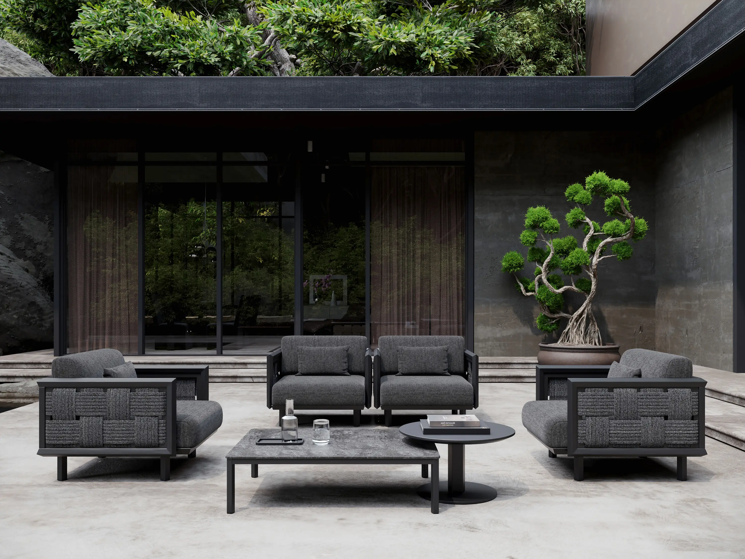 SNOC - Éclat - Nightfall Round Coffee Table