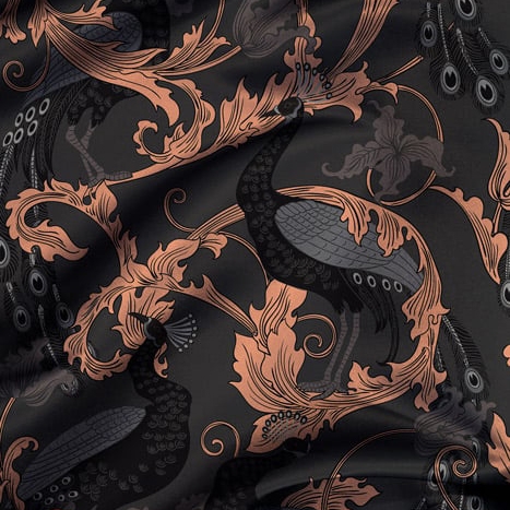 Arcadia Fabric - Black