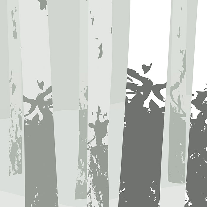 Birch Forest - Green