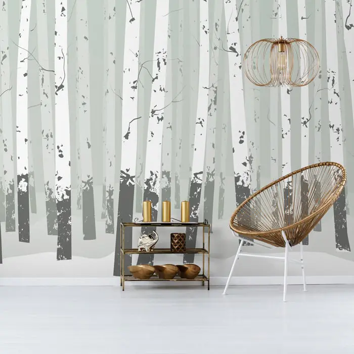Feathr - Birch Forest - Green