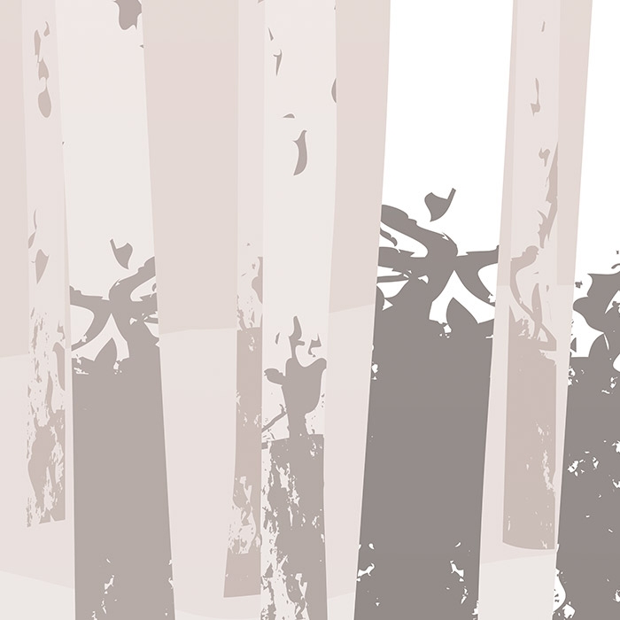 Birch Forest - Pink