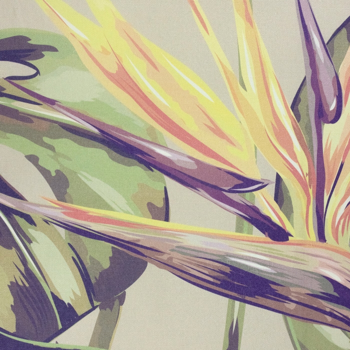 Bird of Paradise Fabric - Cream