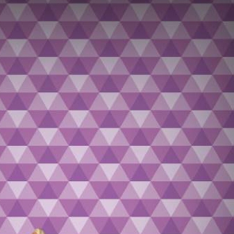 Crystal Trompe L’Oeil - Radiant Orchid