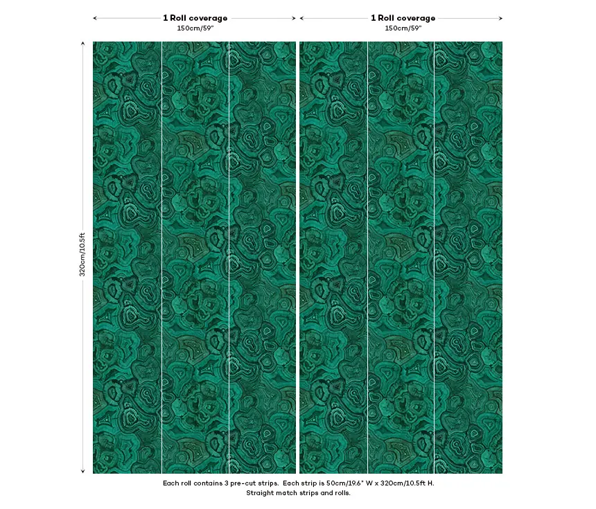 Feathr - Malachite - Emerald