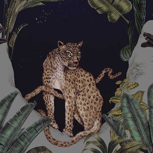Mostra il prodotto Persian Leopard Fabric - Original del produttore Feathr
