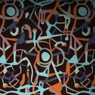 Psychedelic Pathways - Black & Blue