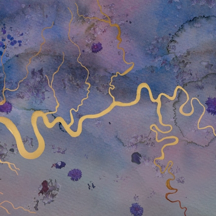 Display product River - Blue Gold from manufacturer Feathr