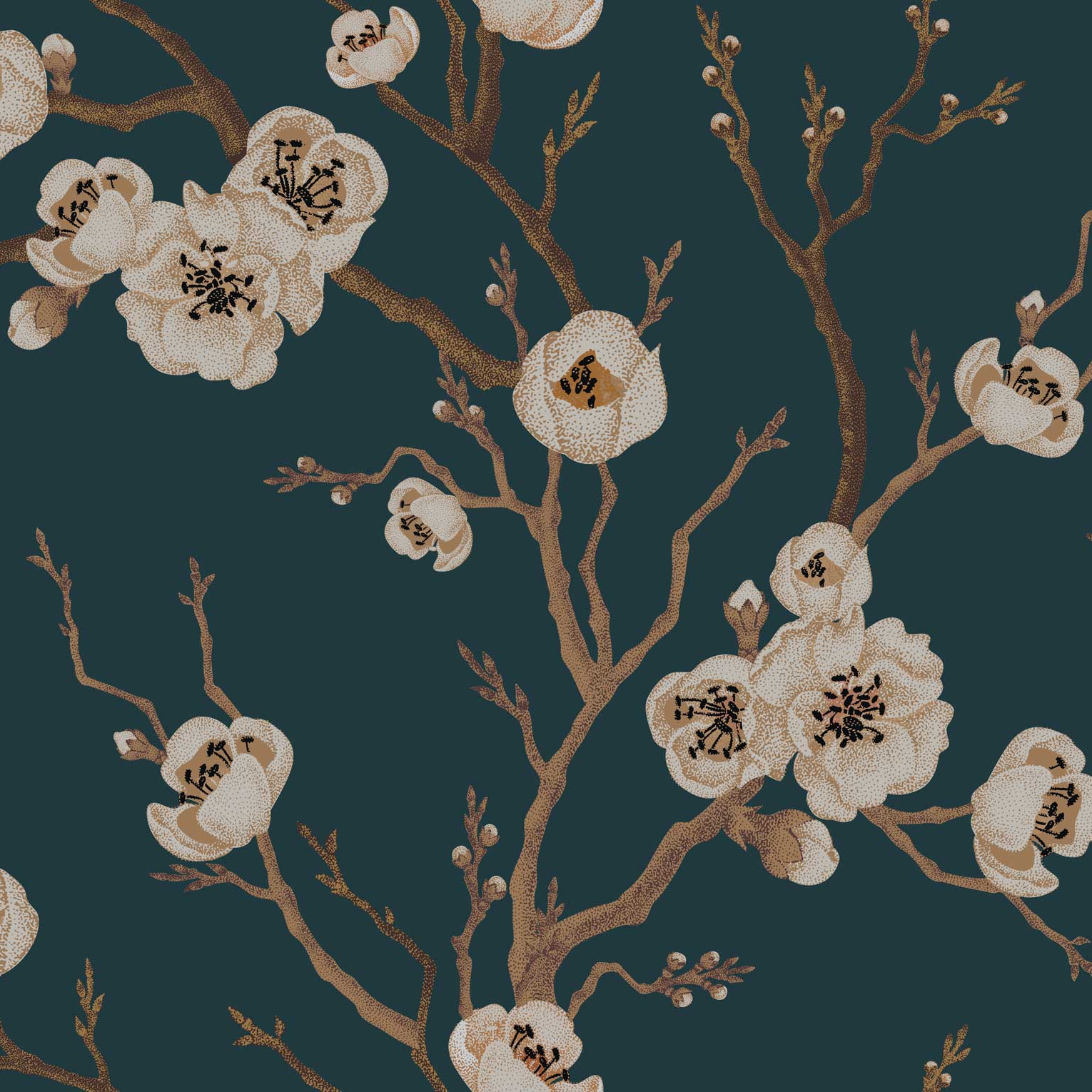 Sakura in Bloom - Blue