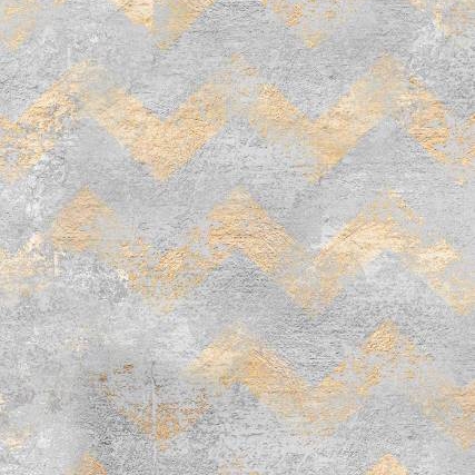 Vertoon produk Shimmer Chevron - Gold van vervaardiger Feathr