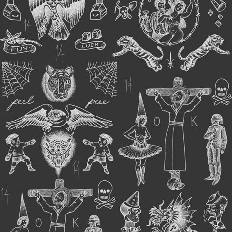 Display product Tattoo Flash 01 - Negative from manufacturer Feathr