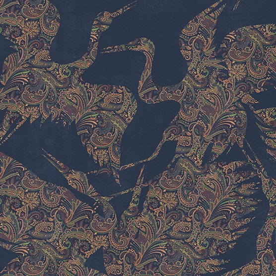 The Swoop Fabric - Blue