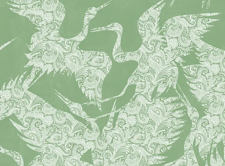 Feathr - The Swoop Fabric - Light Green