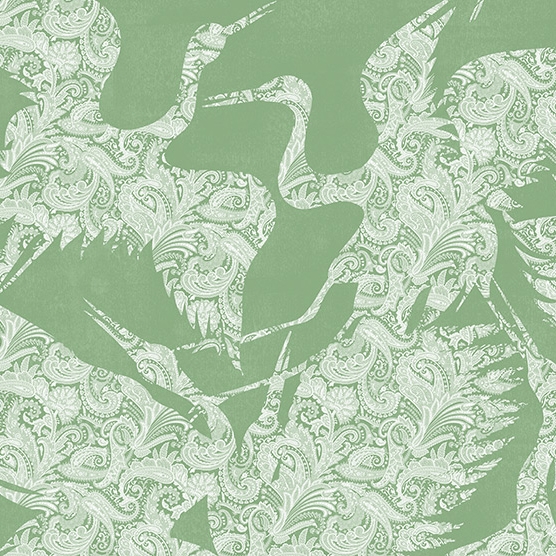 The Swoop Fabric - Light Green