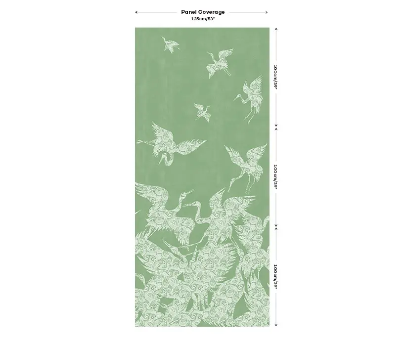Feathr - The Swoop Fabric - Light Green
