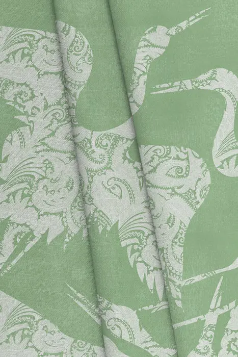 Feathr - The Swoop Fabric - Light Green