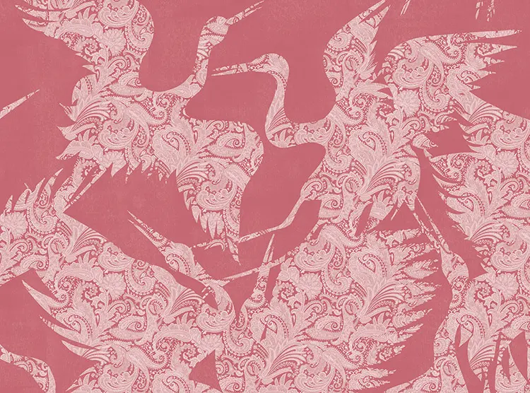 Feathr - The Swoop Fabric - Pink