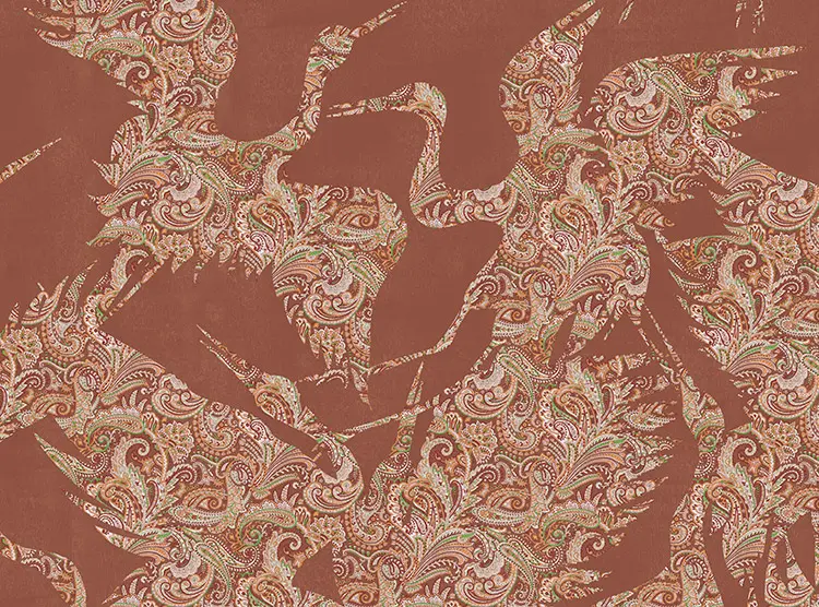 Feathr - The Swoop Fabric - Red