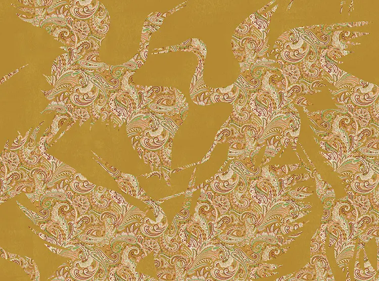 Feathr - The Swoop Fabric - Yellow