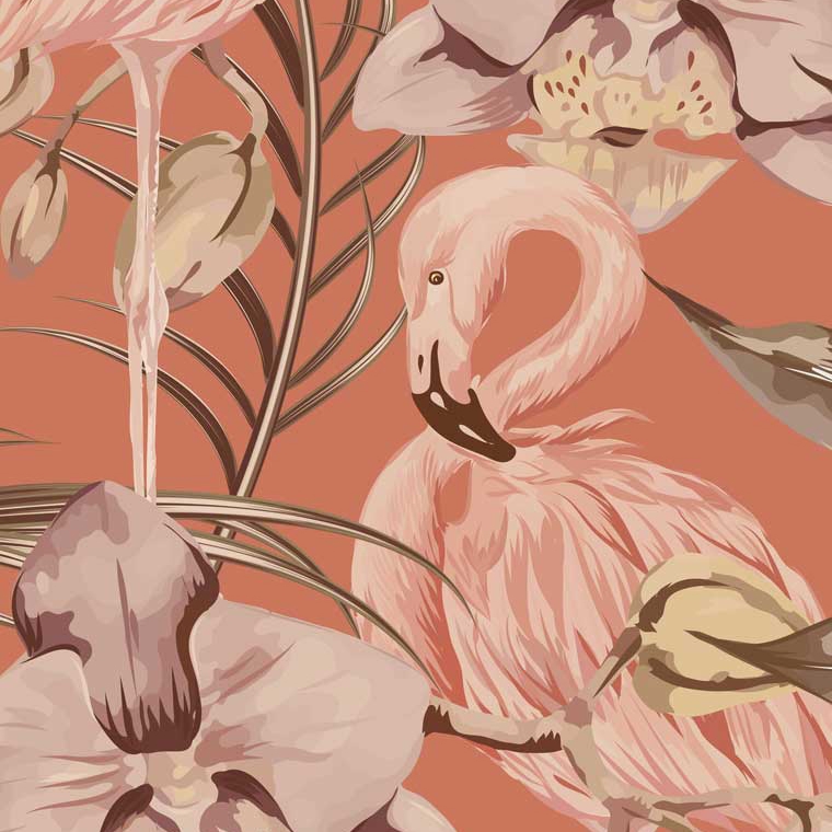 Tropical Shore - Terracotta