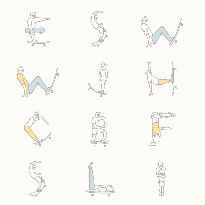 Produkt Word Search Skateboarding - Blue & Yellow des Herstellers Feathr anzeigen