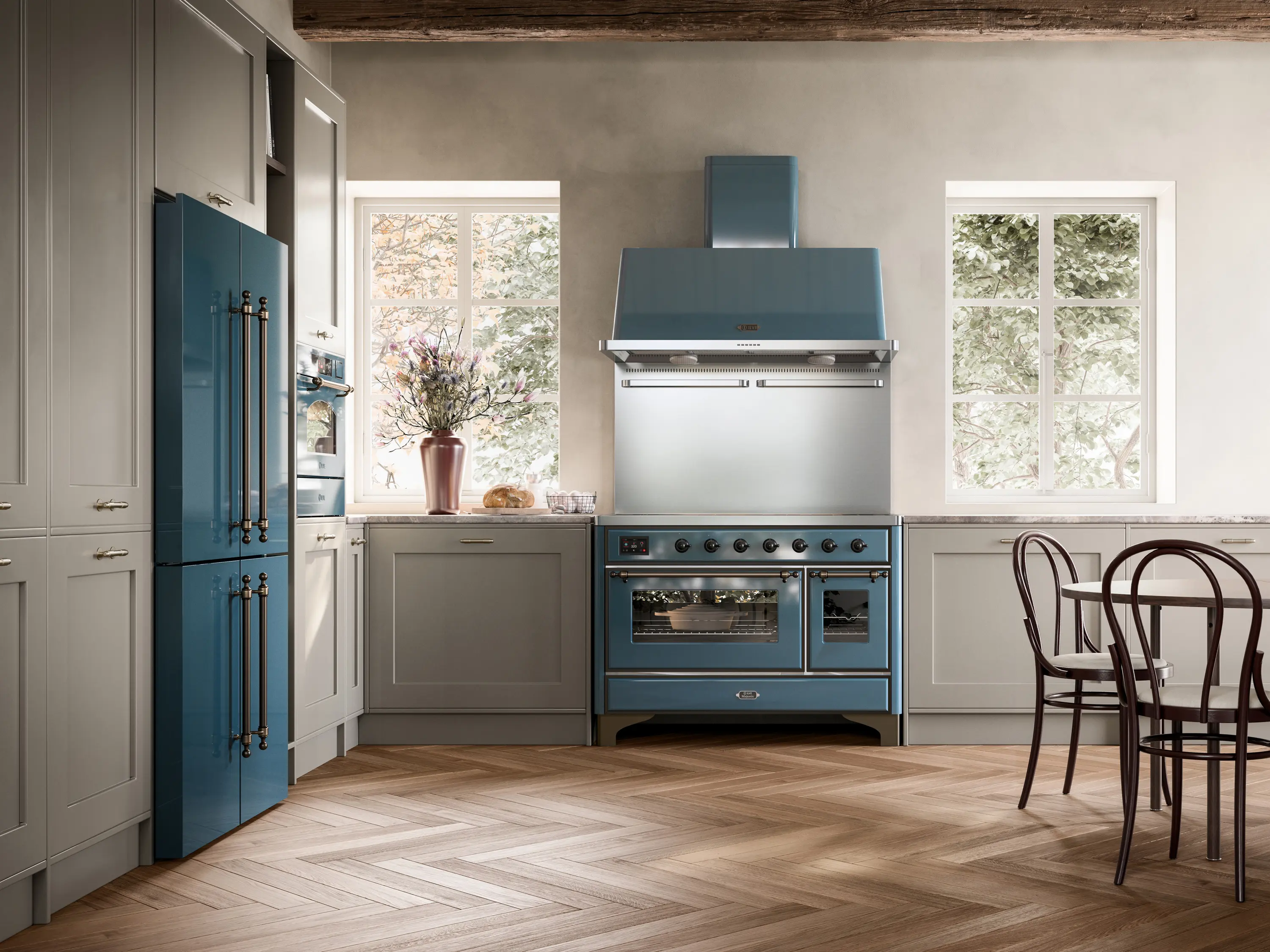 ILVE - Nostalgie | Frigorifero in acciaio inox