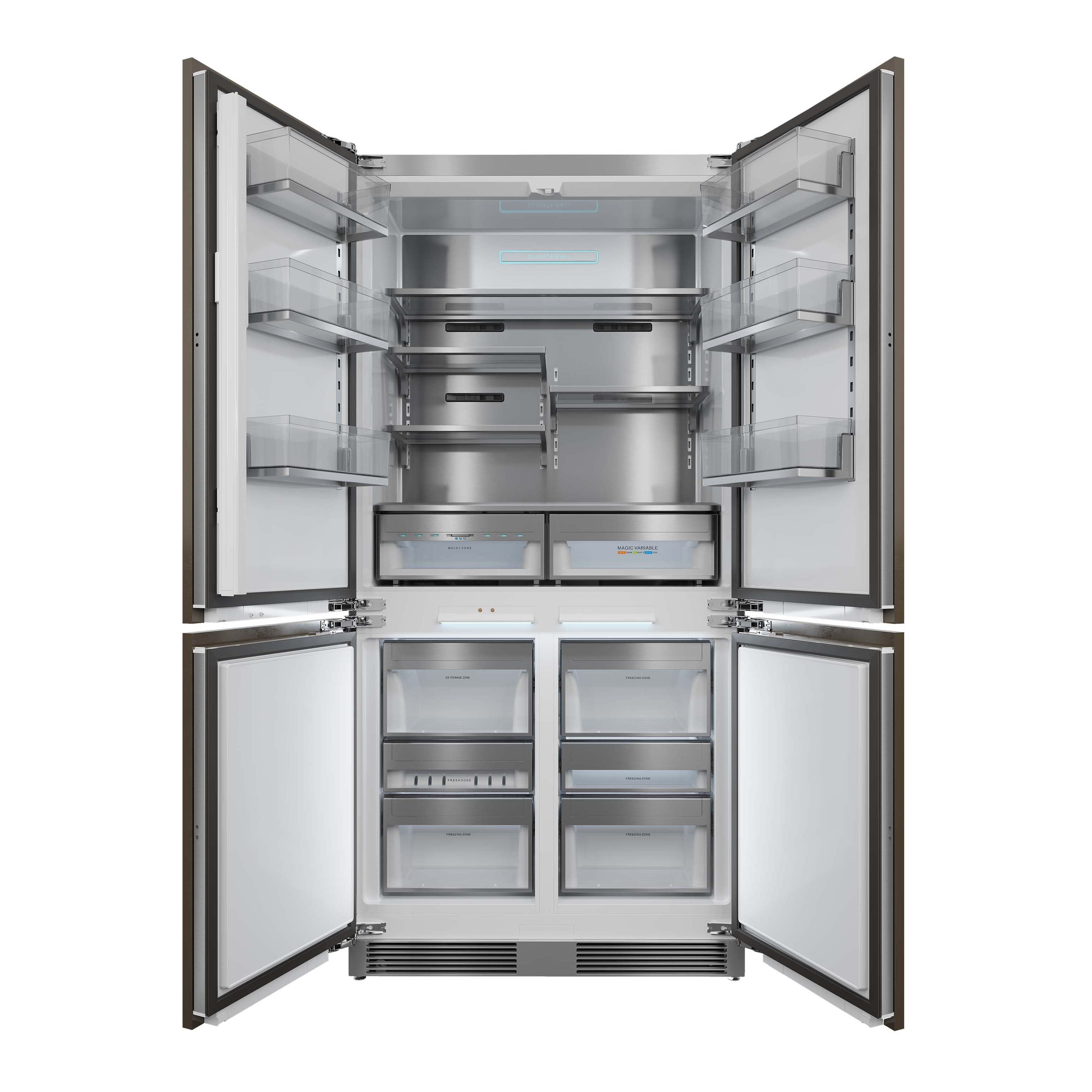 Vertoon produk Built-in appliances | Cross Door Refrigerator van vervaardiger ILVE