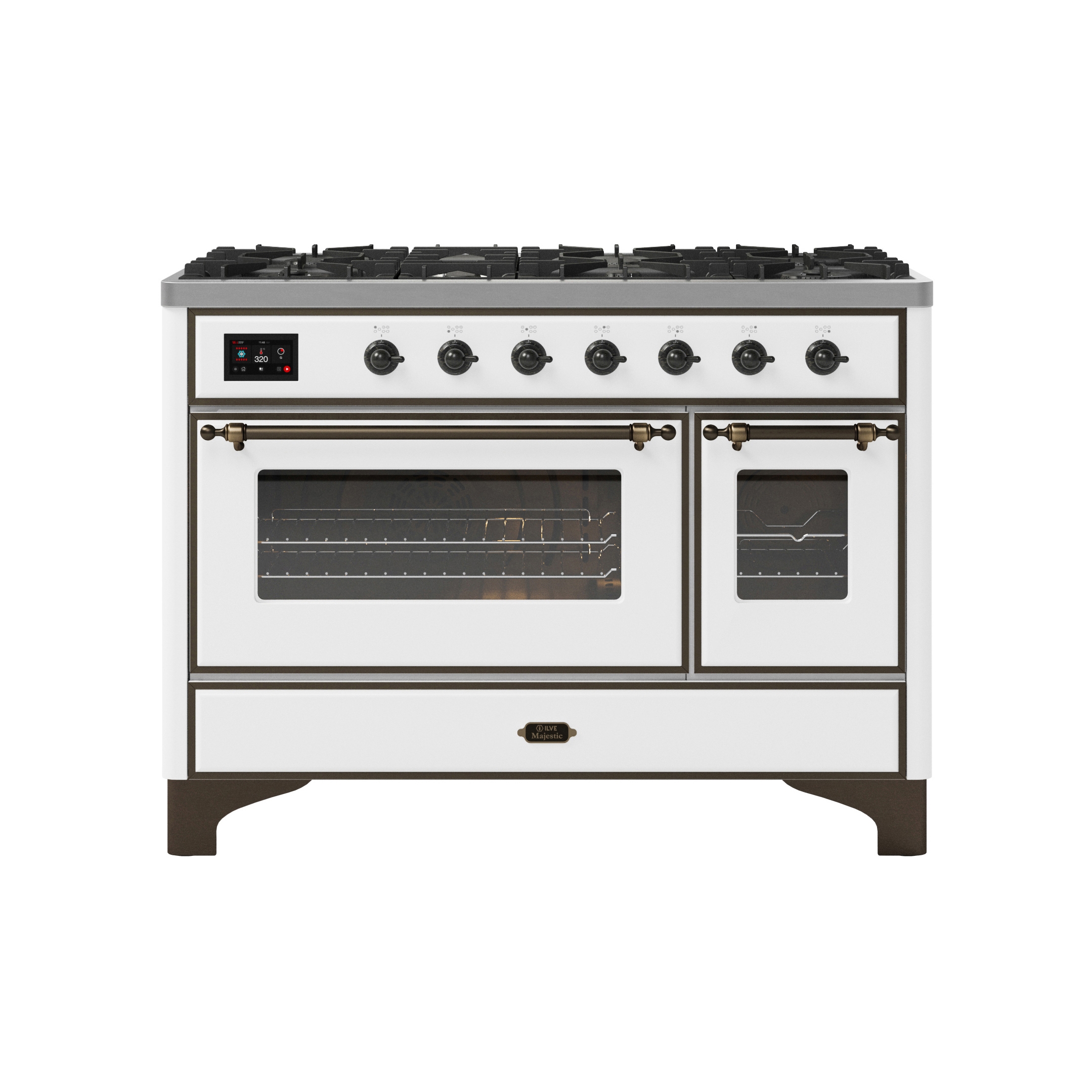 Display product Majestic | 120 cm TFT double oven range cooker from manufacturer ILVE