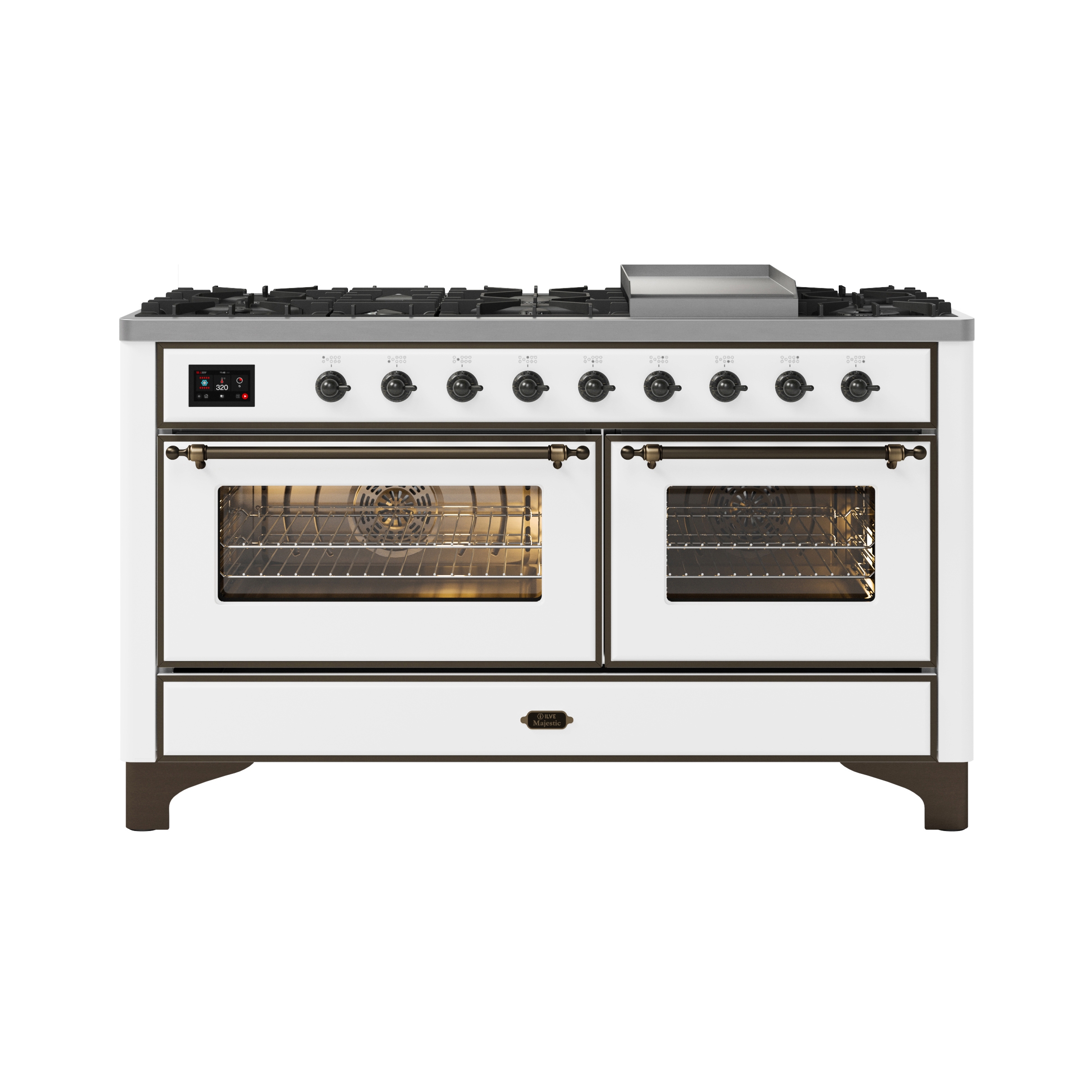 Display product Majestic | 150 cm TFT double oven range cooker from manufacturer ILVE