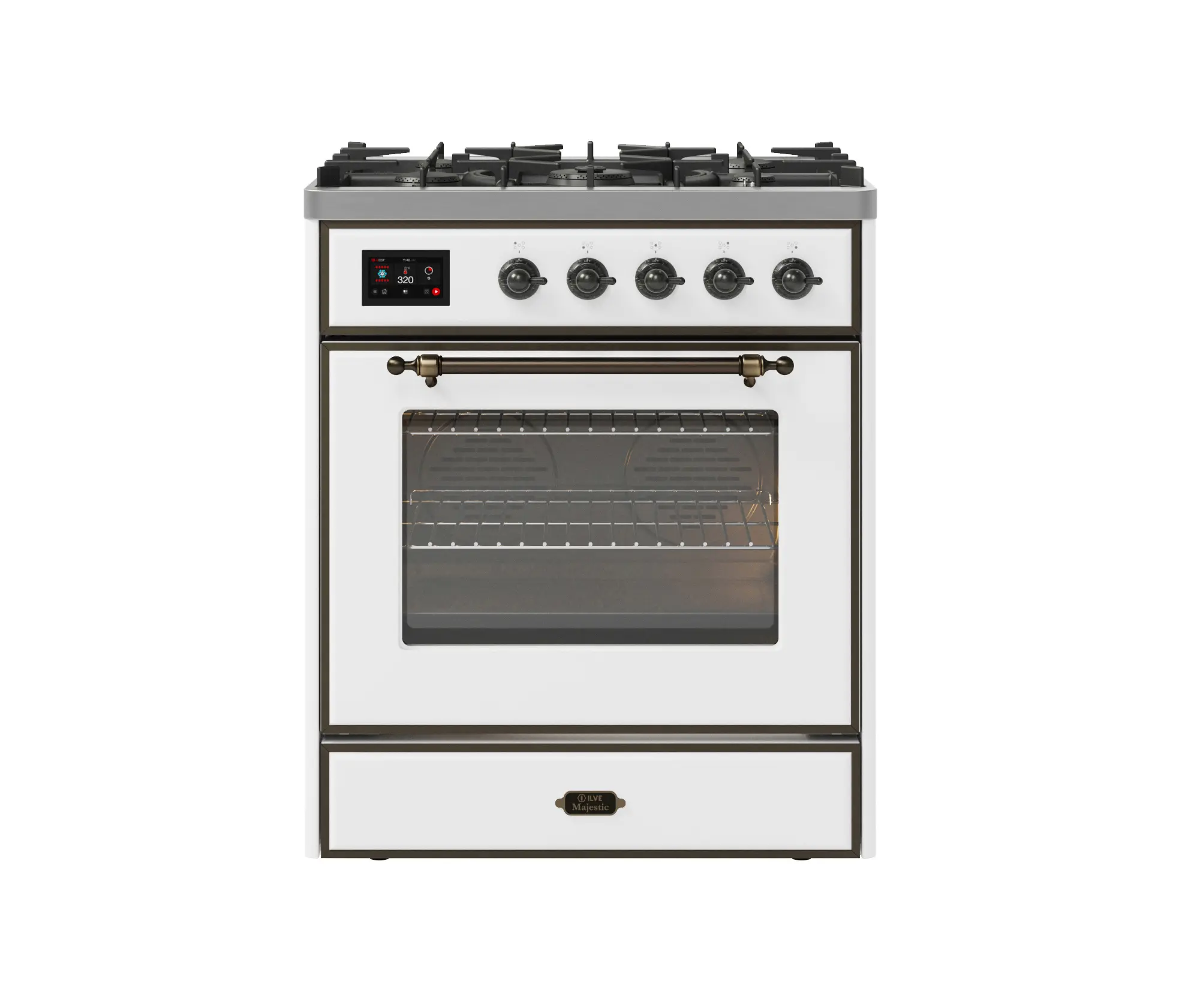 ILVE - Majestic | 30 inches TFT single oven range cooker 5 burners