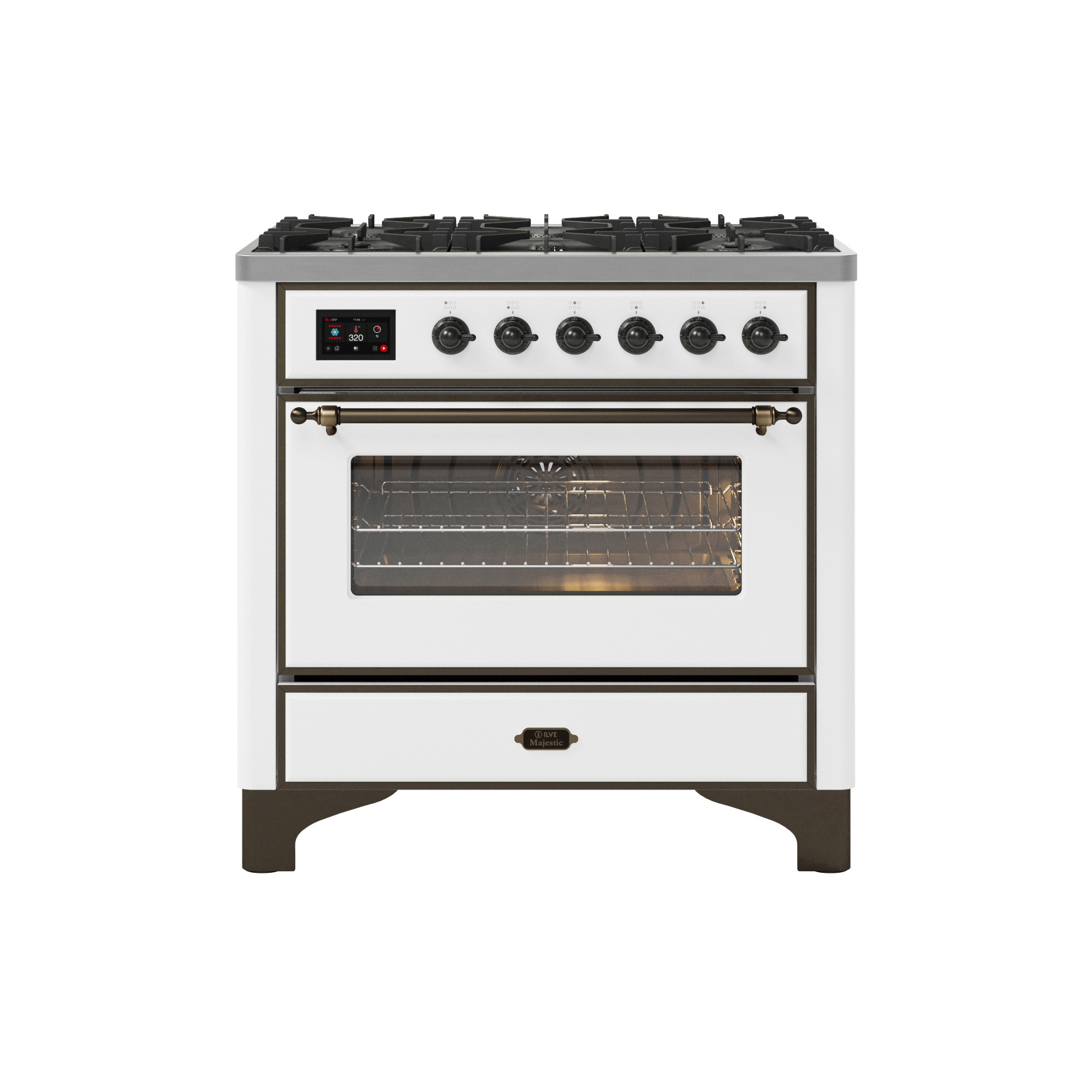 Display product Majestic | 90 cm TFT single oven range cooker from manufacturer ILVE