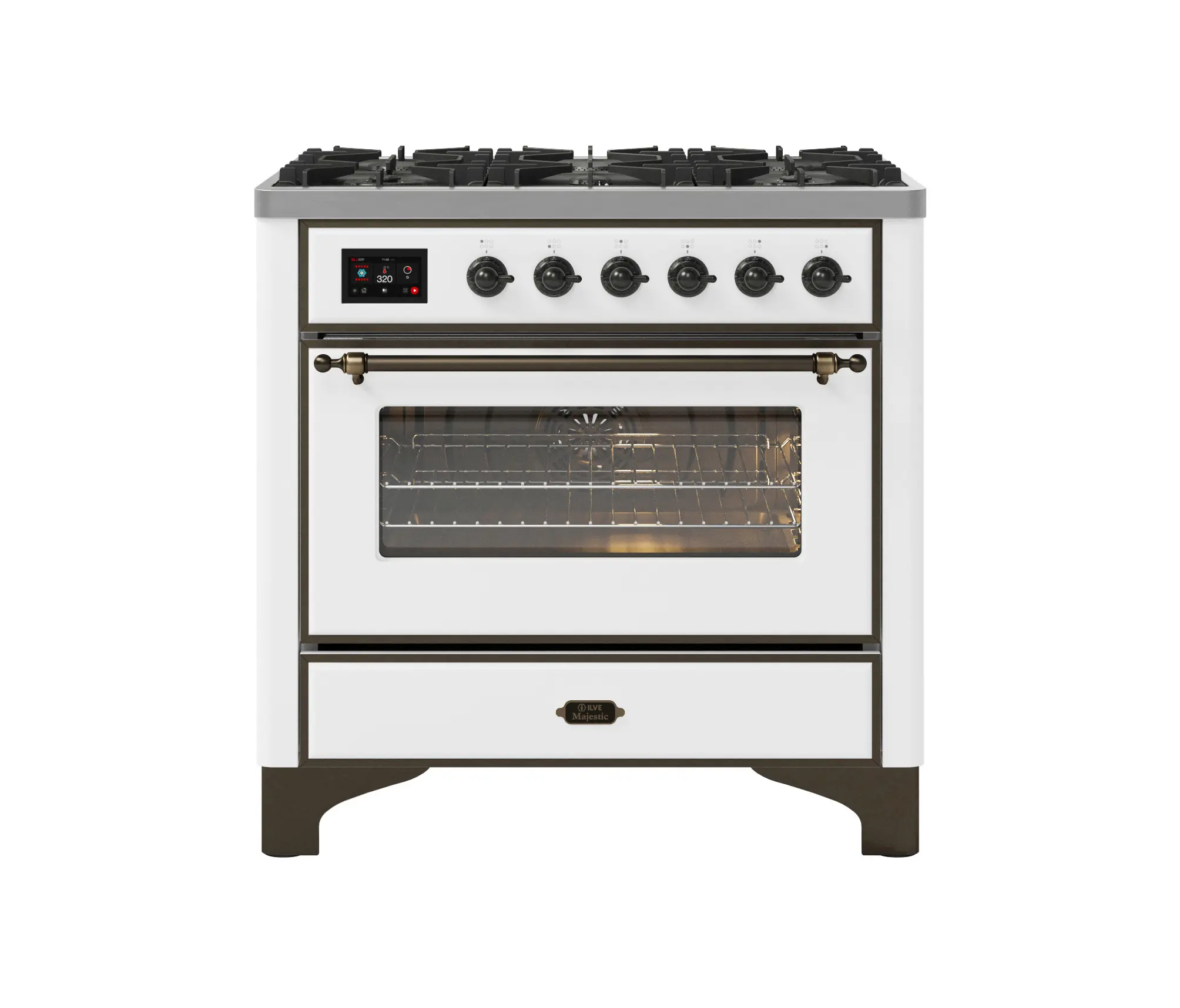 ILVE - Majestic | Bloque de cocción estilo Majestic de 90 cm