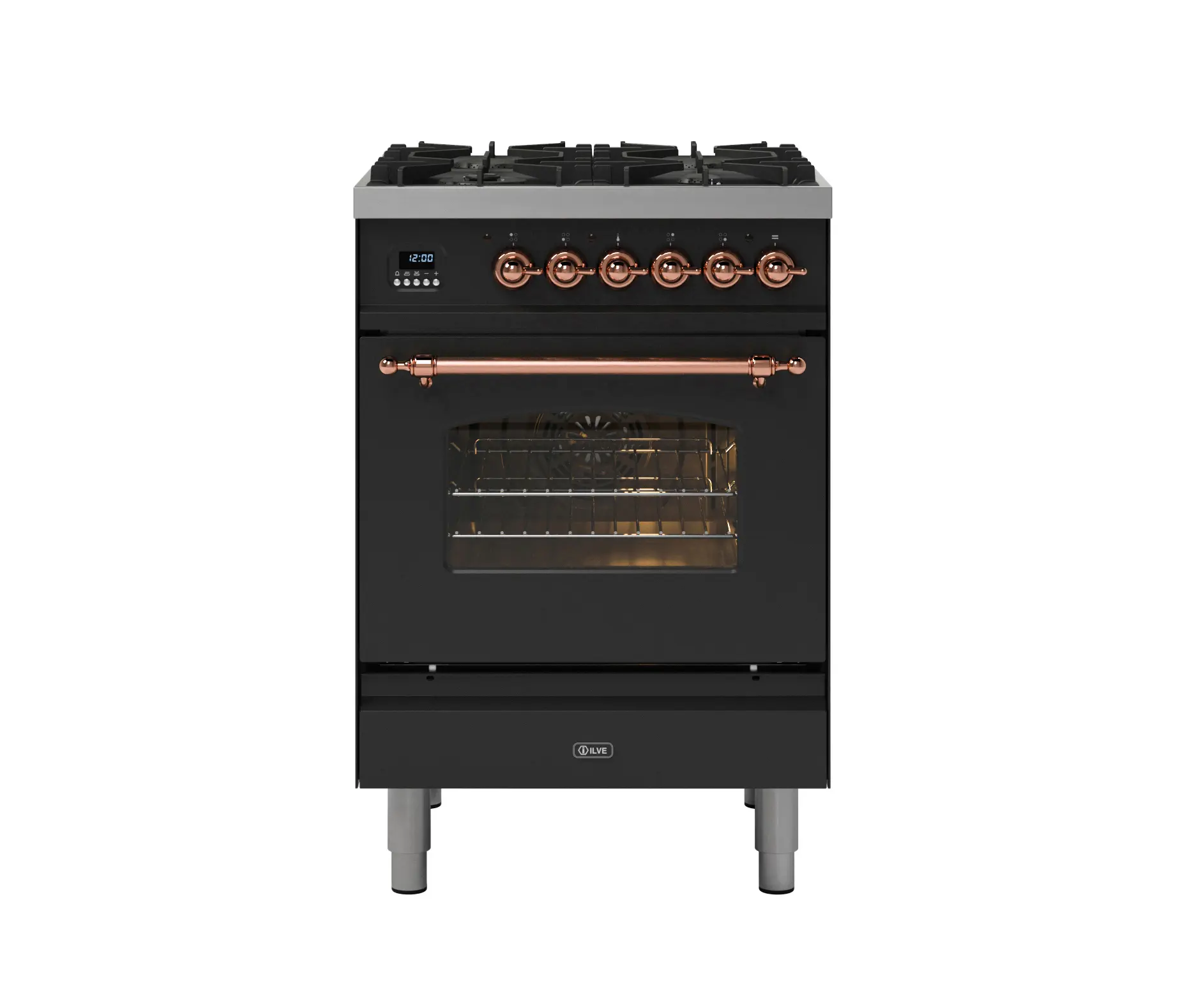 ILVE - Nostalgie | 60 cm enamelled steel single oven range cooker