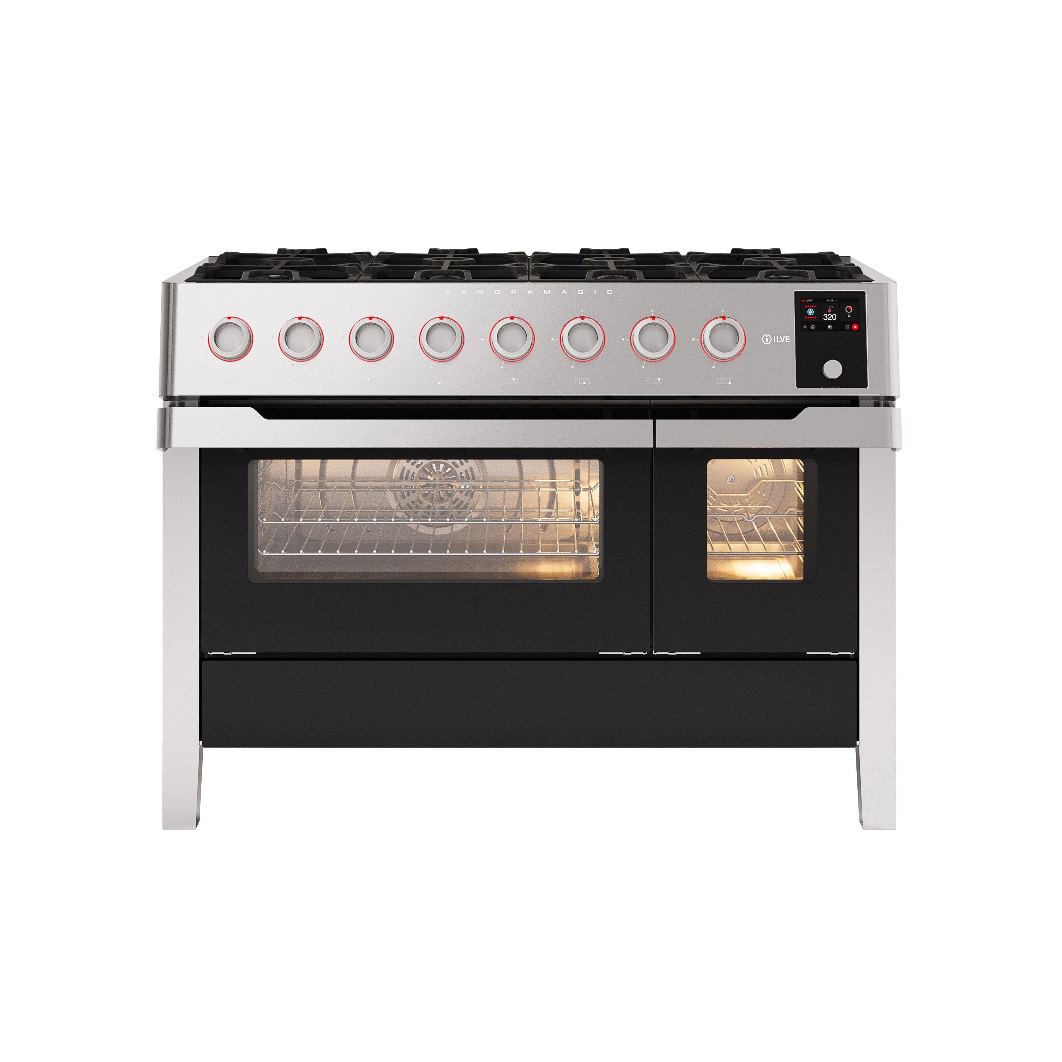 Display product Panoramagic | 120 cm double oven range cooker from manufacturer ILVE
