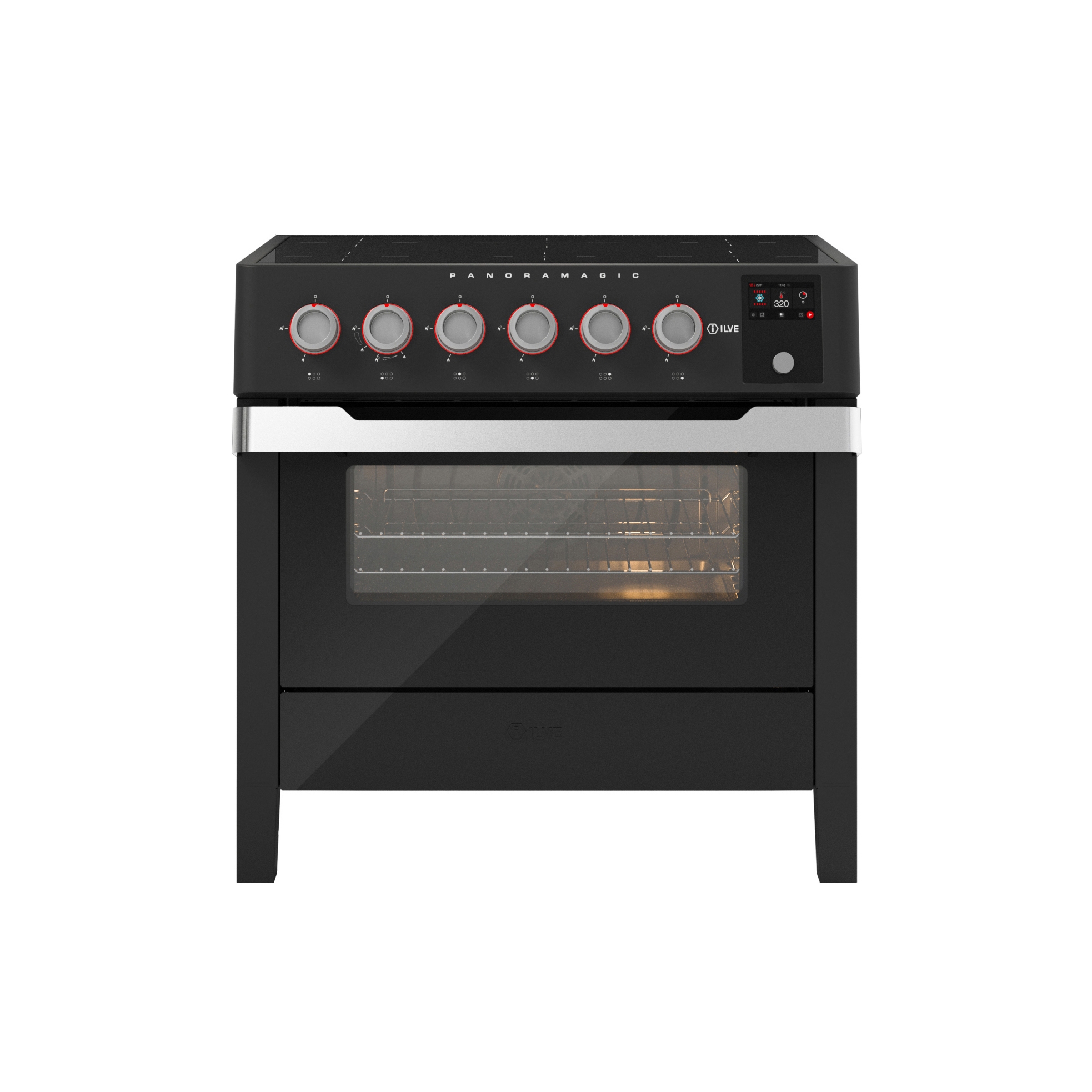 Display product Panoramagic | 90 cm single oven range cooker from manufacturer ILVE