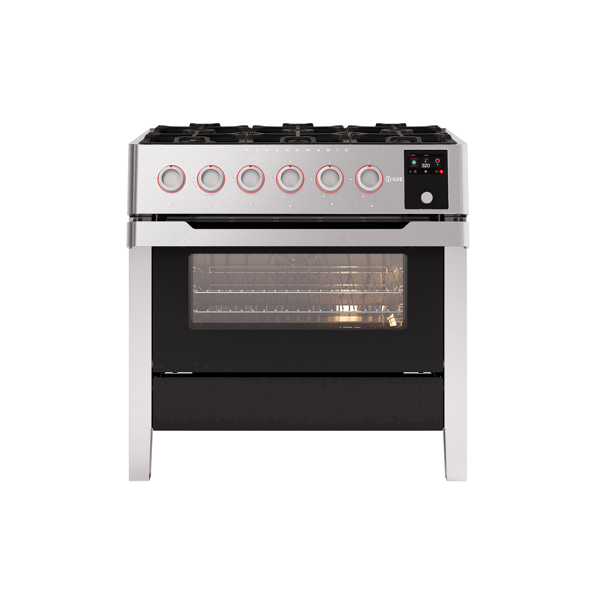Afficher le produit Panoramagic | Cuisinière Panoramagic 90cm avec écran tactile du fabricant ILVE