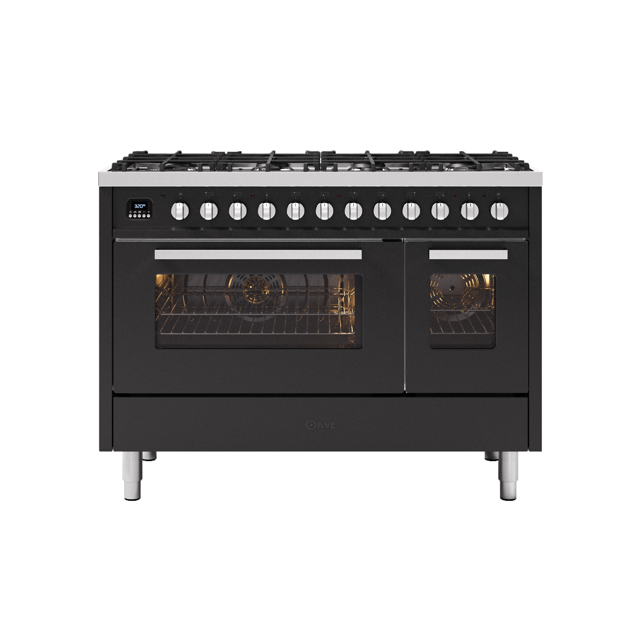 Afficher le produit Pro Line | Cuisinière Pro Line 120cm double four du fabricant ILVE