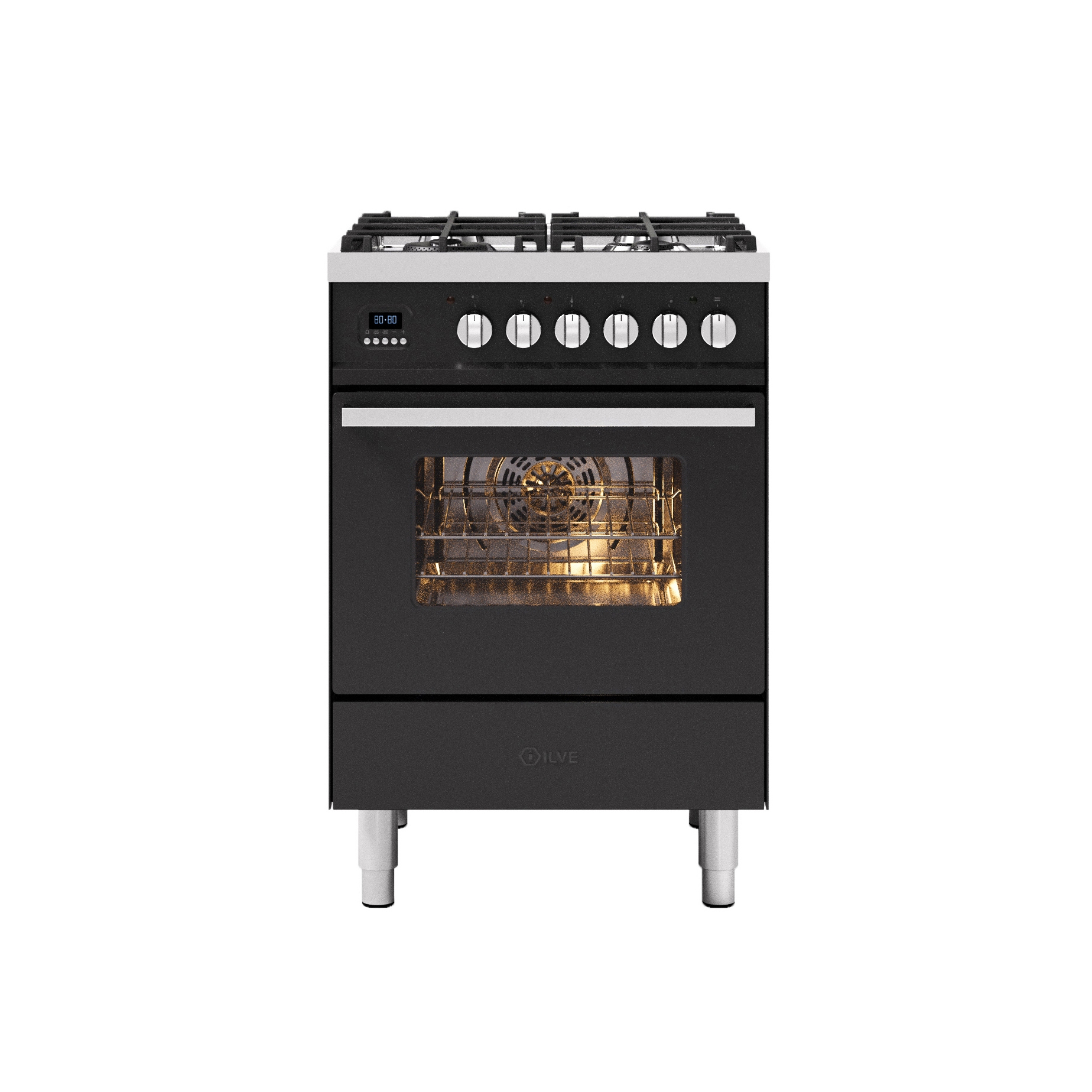 Display product Pro Line | 60 cm single oven range cooker 4 burners from manufacturer ILVE
