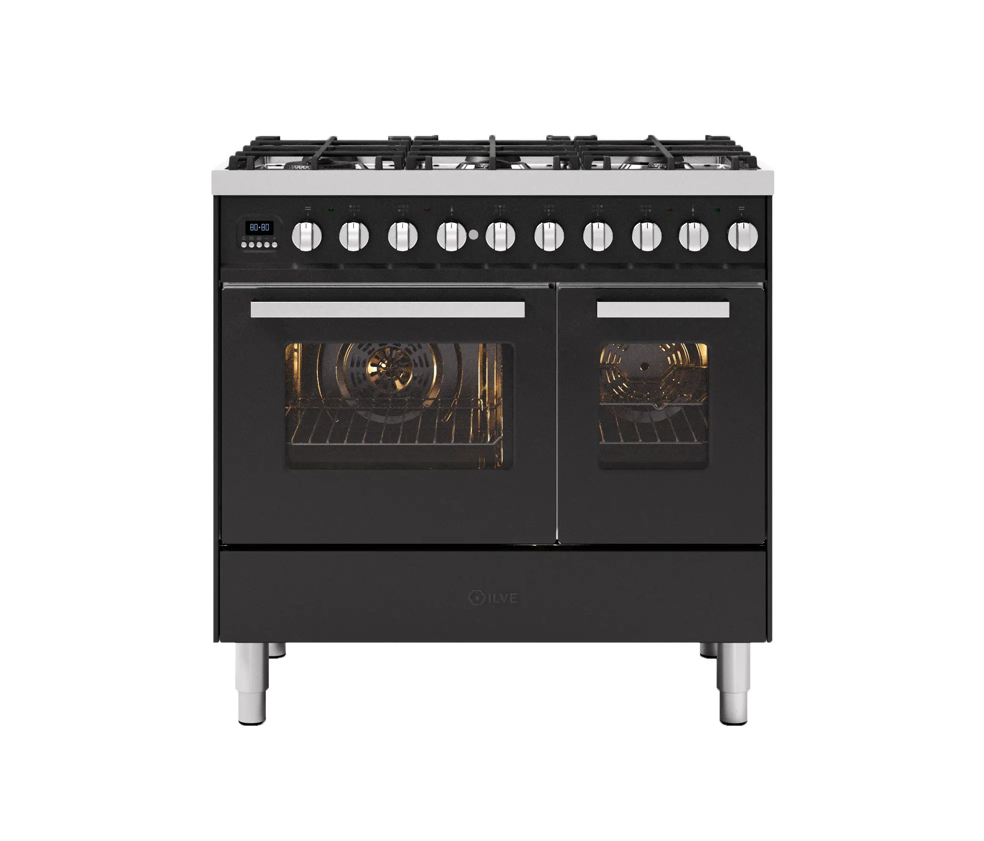 ILVE - Pro Line | 90 cm double oven range cooker