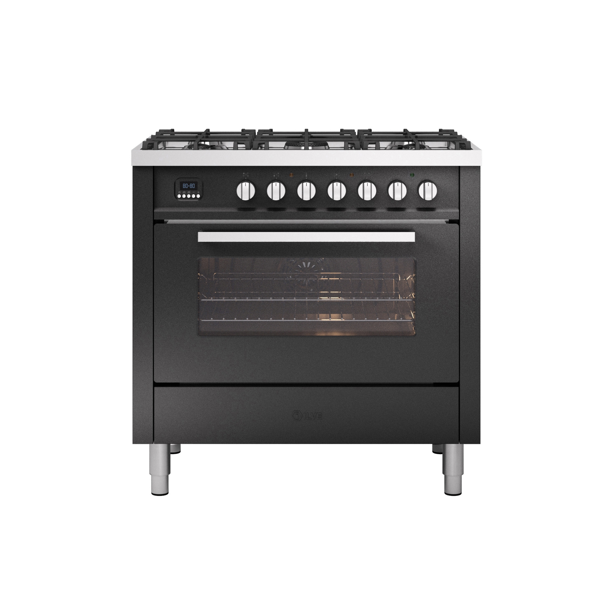 Display product Pro Line | 90 cm single oven range cooker 6 burners from manufacturer ILVE