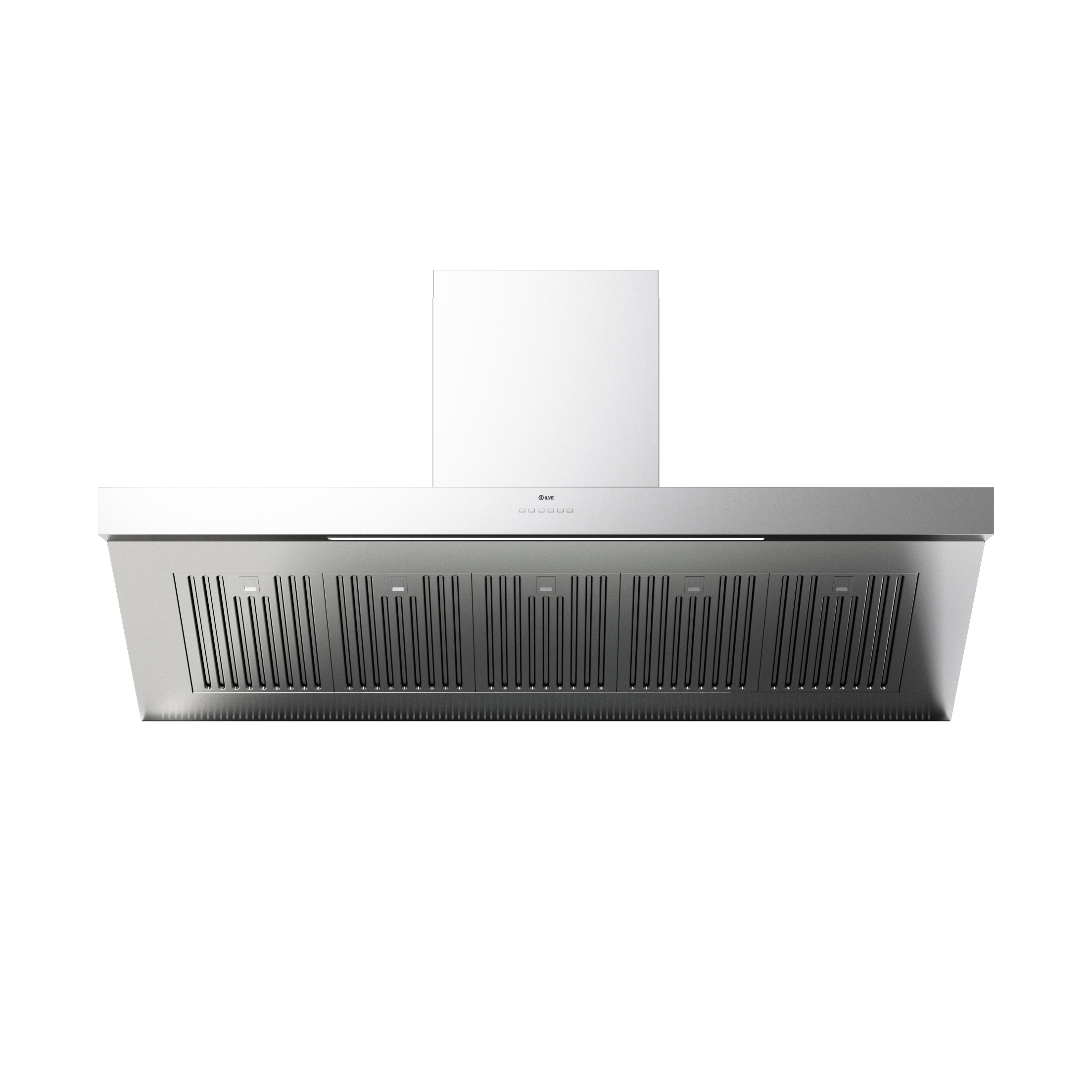 Display product Professional Plus | 150 cm professional stainless steel wallmount hood from manufacturer ILVE