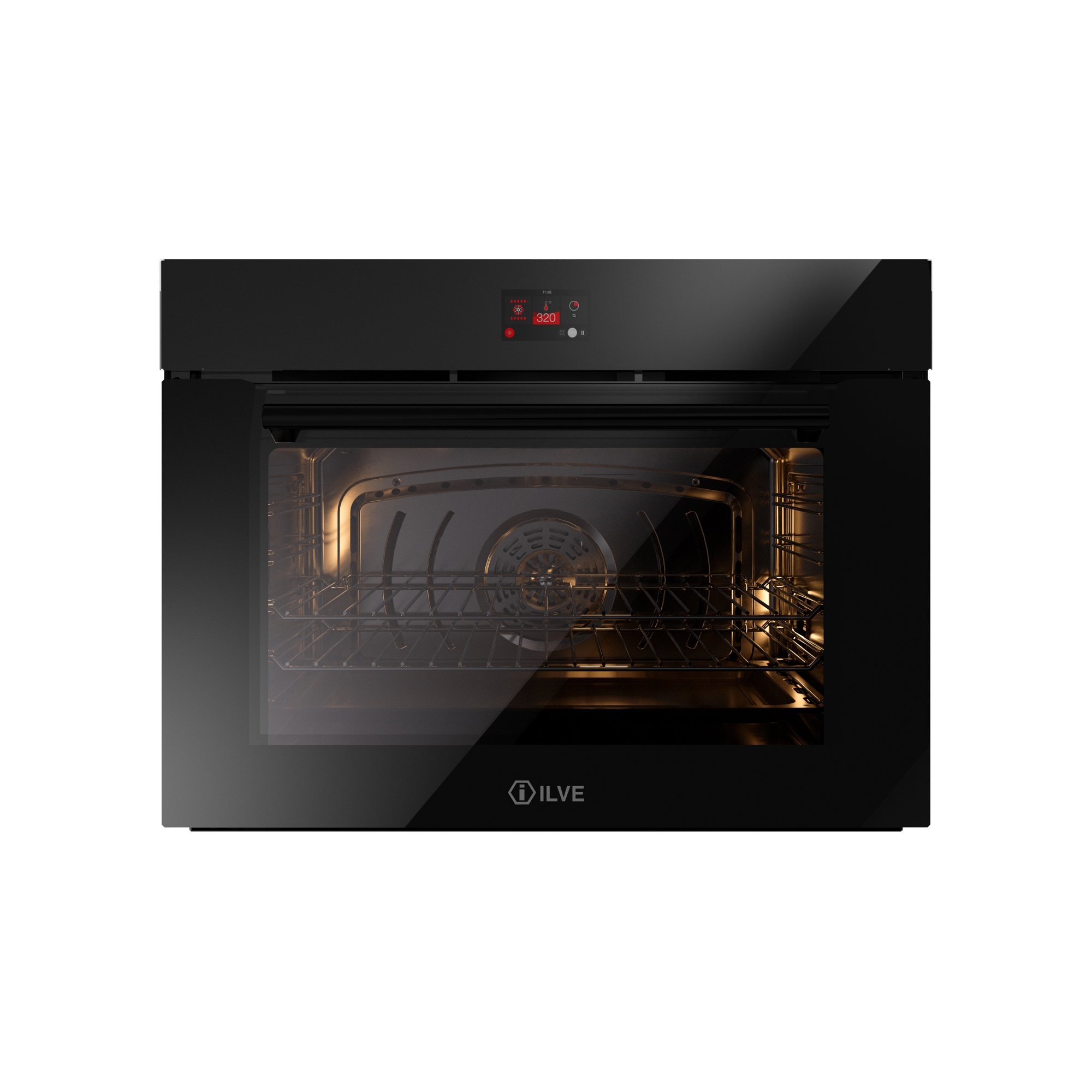 Produkt Professional Plus | 80 cm Schwarzglas TFT-Einbaubackofen des Herstellers ILVE anzeigen