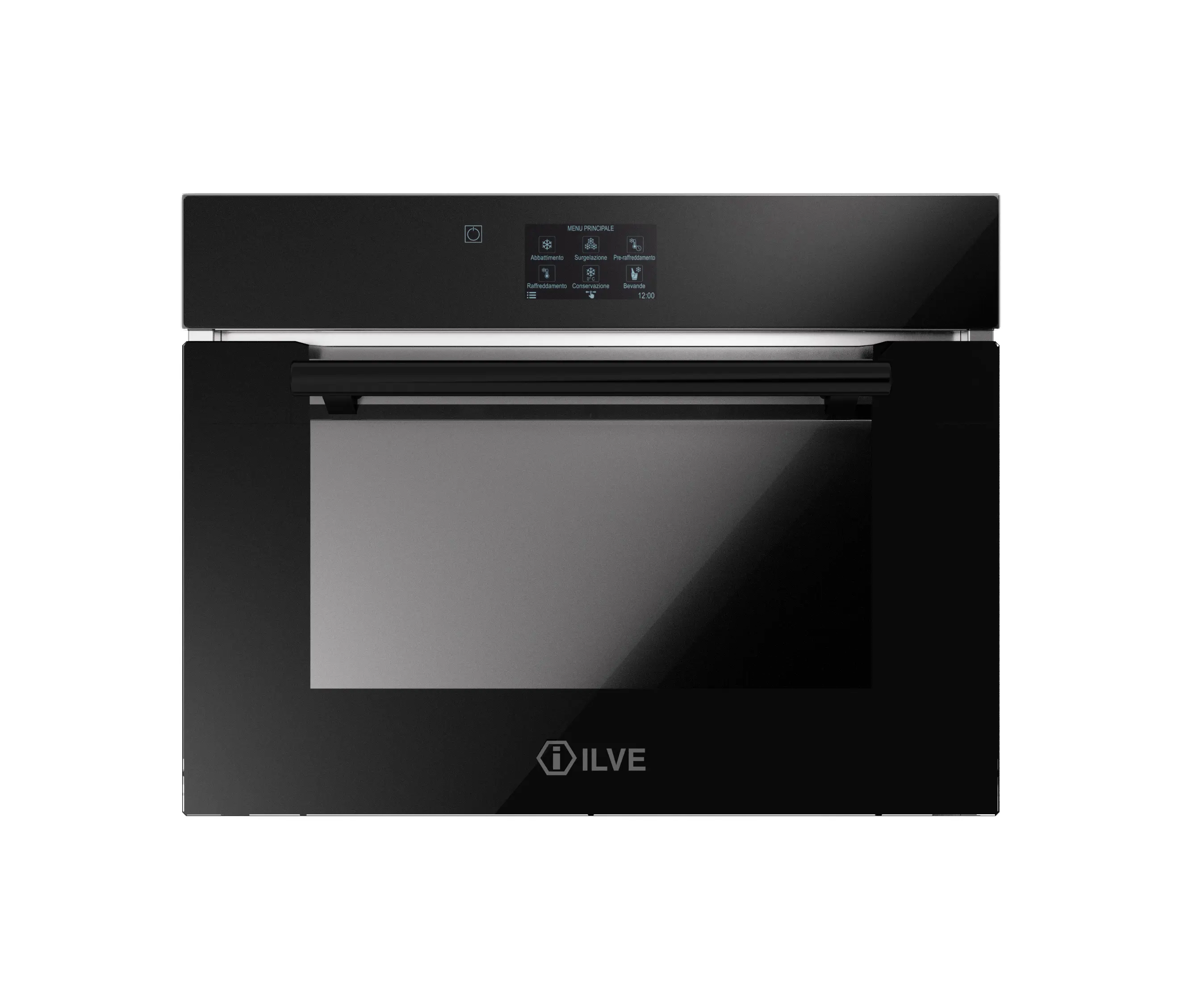 ILVE - Professional Plus | Eingebauter Schnellkühler aus schwarzem Glas