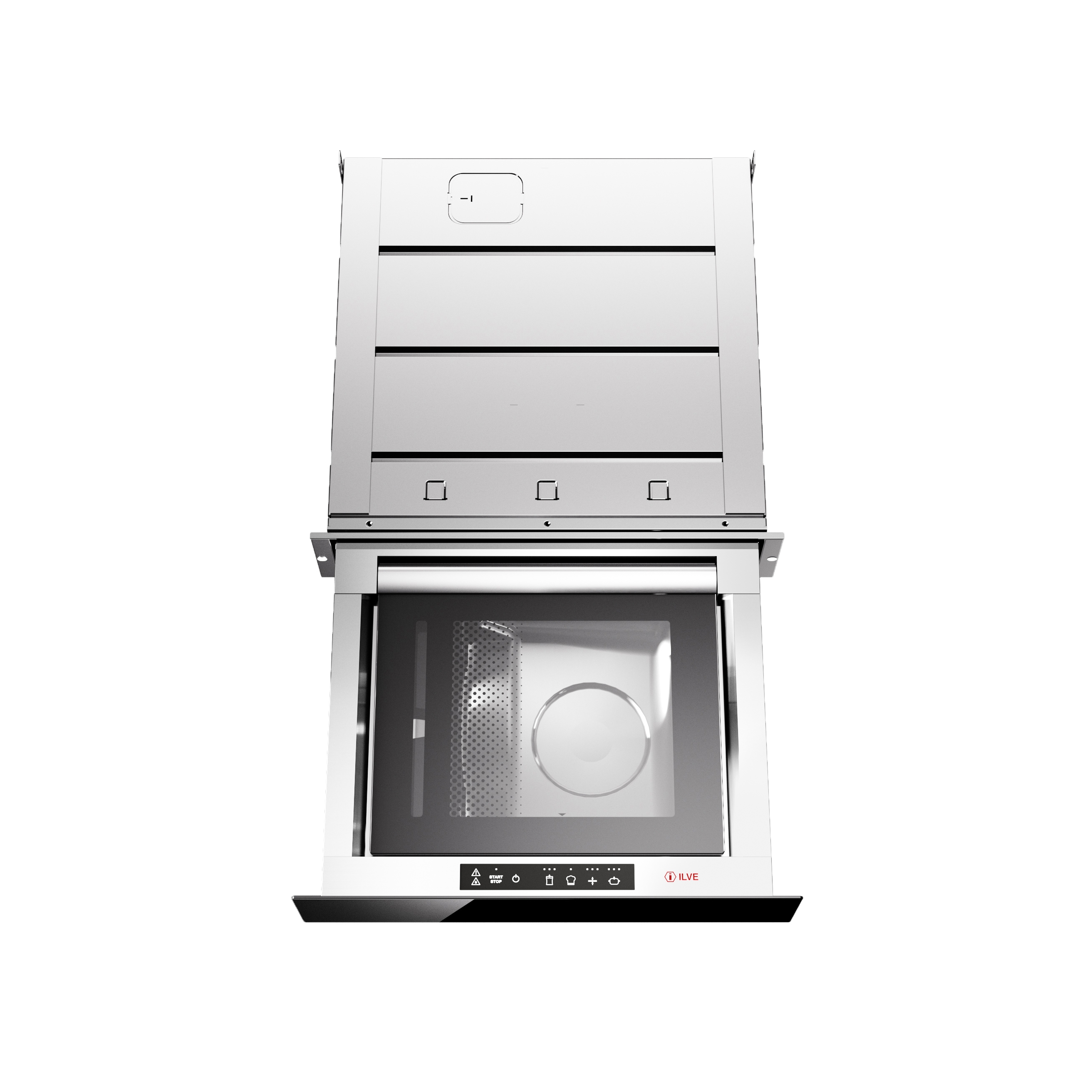 Mostra il prodotto Professional Plus | Black glass built-in vacuum drawer del produttore ILVE
